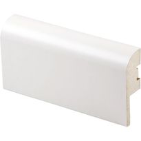 Jalkalista Maler R10 Pyörre, 22x70x2750mm, MDF, valkoinen