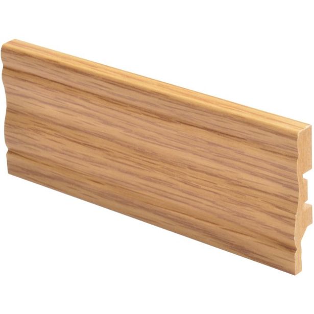 Jalkalista Maler Kuru, 12x58x2750mm, MDF, tammi