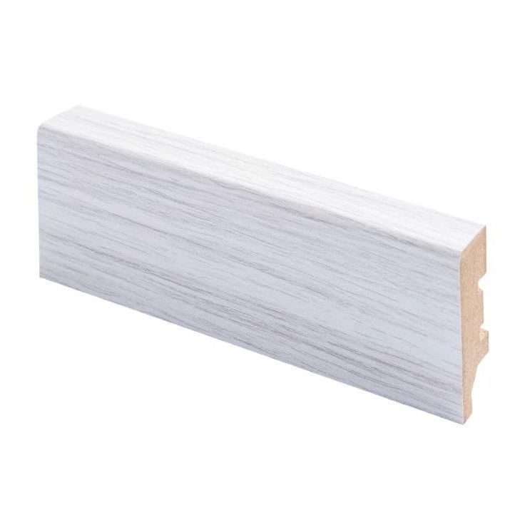 Jalkalista Maler Aava R2, 16x42x2750mm, MDF, valkaistu tammi
