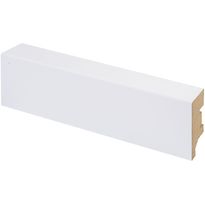 Jalkalista Maler R2 16x42x2750mm, mdf, valkoinen laminaatti