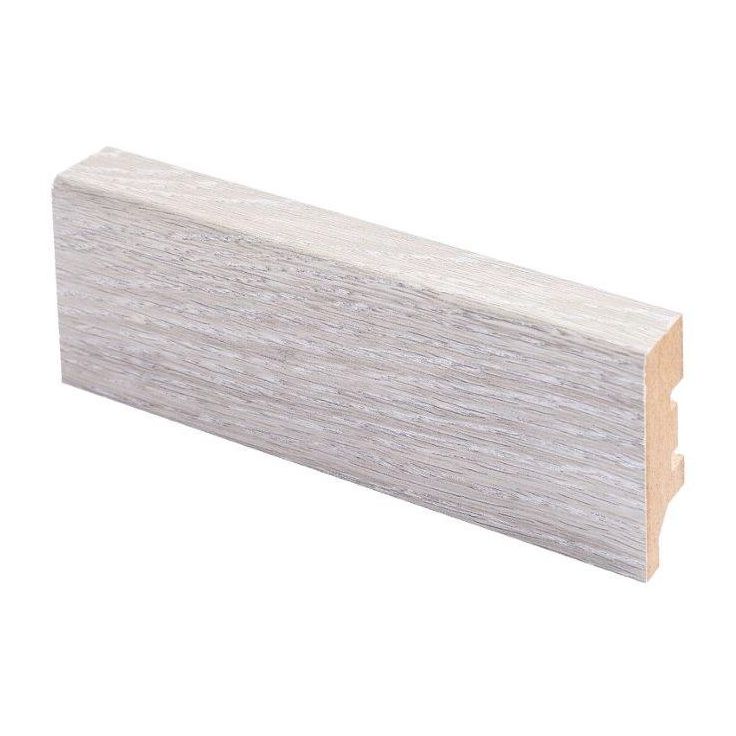 Jalkalista Maler ART Aava R2, 16x42x2750mm, MDF, aito tunne usva