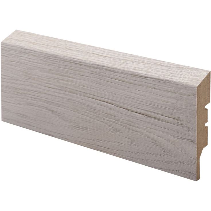 Jalkalista Maler ART Siru, 16x65x2750mm, MDF, aito tunne tuhka