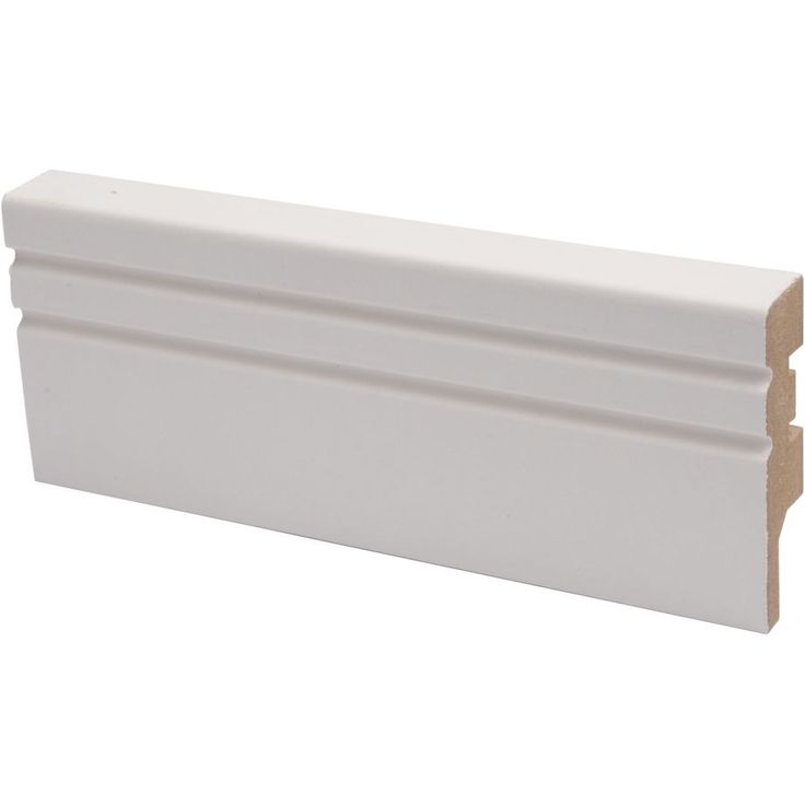 Jalkalista Maler Jana, 16x58x2750mm, MDF, valkoinen