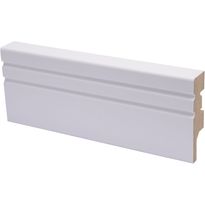 Jalkalista Maler Jana, 16x58x2750mm, MDF, puhdas valkoinen