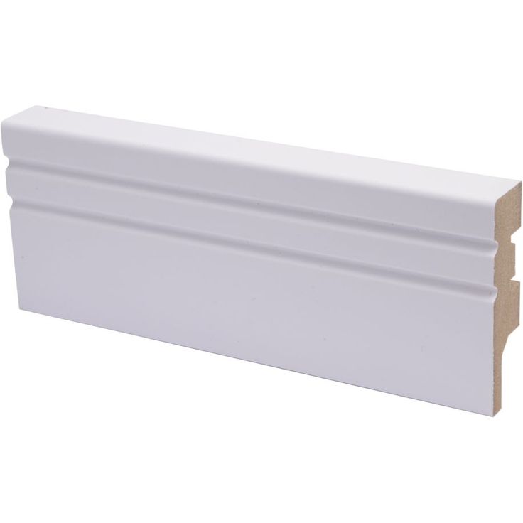 Jalkalista Maler Jana, 16x58x2750mm, MDF, puhdas valkoinen
