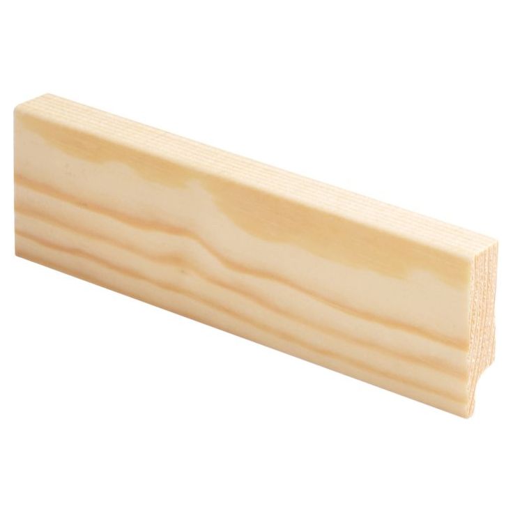 Jalkalista Maler Smart Aava, 12x42x3300mm, mänty, puuvalmis