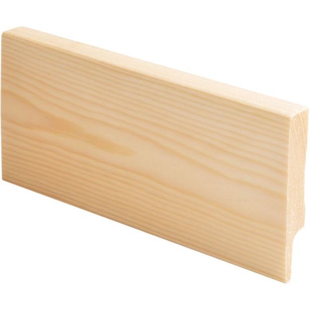 Jalkalista Maler Aava, 12x70x2700mm, mänty, puuvalmis