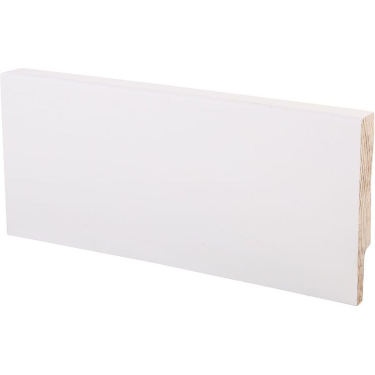 Jalkalista Maler Smart Aava, 12x70x3300mm, mänty, valkoinen