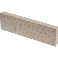 Jalkalista Maler R2 Aava, 12x42x3050mm, tammi, valkolakattu