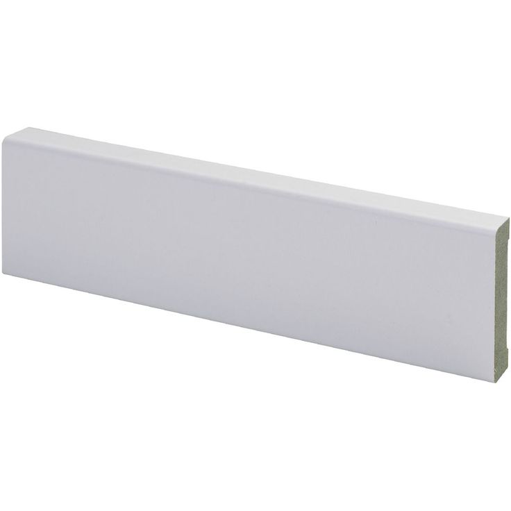 Peitelista Maler SPA, 12x42x2200mm, MDF, kosteudenkestävä, valkoinen