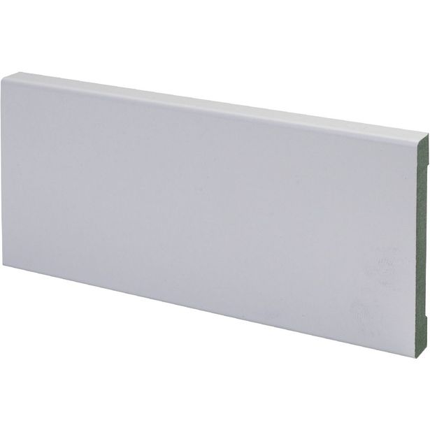 Peitelista Maler SPA, 12x70x2400mm, MDF, kosteudenkestävä, valkoinen