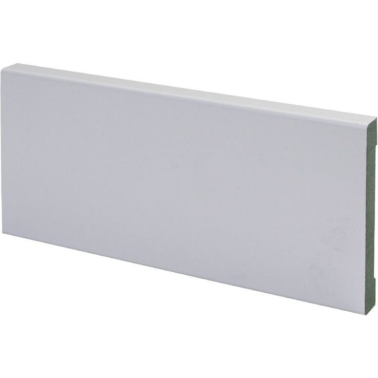 Peitelista Maler SPA, 12x70x2400mm, MDF, kosteudenkestävä, valkoinen