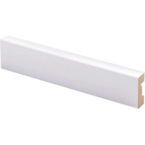 Peitelista Maler Aava, 12x32x2200mm, MDF, valkoinen