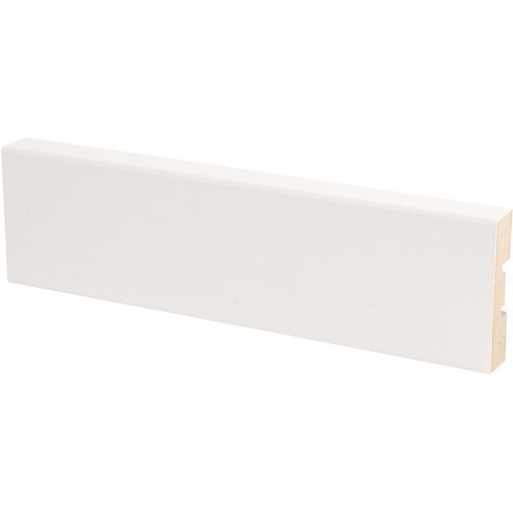 Peitelista Maler Aava, 12x42x2200mm, MDF, valkoinen