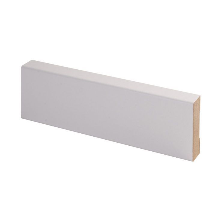 Peitelista Maler Smart Aava, 12x42x2200mm, MDF, puolikiiltävä valkoinen