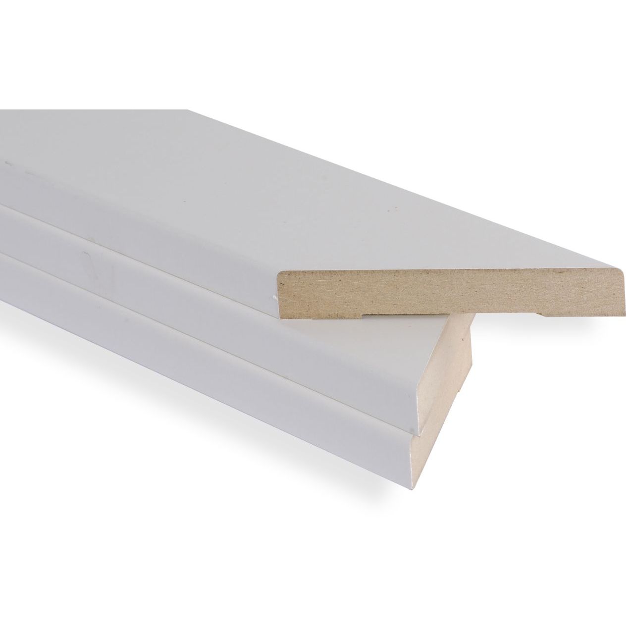 Ovilistat Maler Aava, 12x58xM9, 1-puolinen setti, MDF, valkoinen