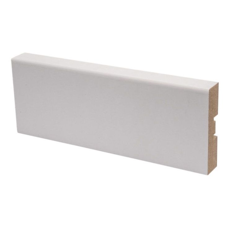 Peitelista Maler Aava, 16x58x2200mm, MDF, valkoinen