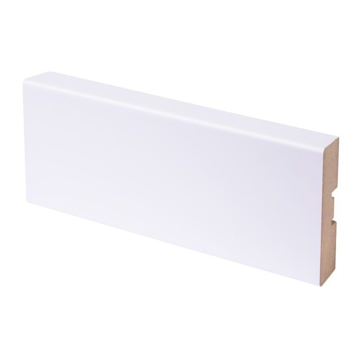 Peitelista Maler Aava, 16x58x2200mm, MDF, puhdas valkoinen