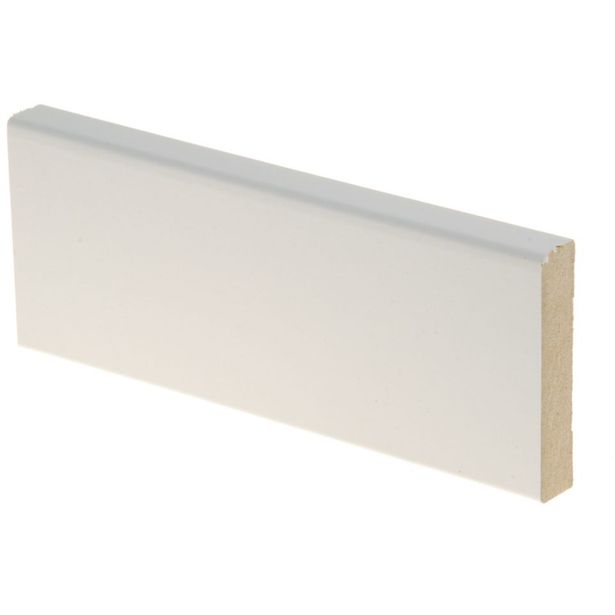 Peitelista Maler Aava, 12x58x2750mm, MDF, valkoinen