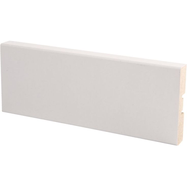 Peitelista Maler Aava, 12x58x3660mm, MDF, valkoinen