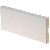 Peitelista Maler Aava, sileä 12x70x2200mm, MDF, valkoinen