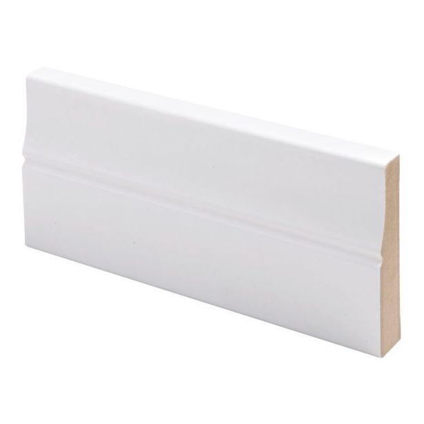 Peitelista Maler Piirto, 16x70x2750mm, MDF, valkoinen