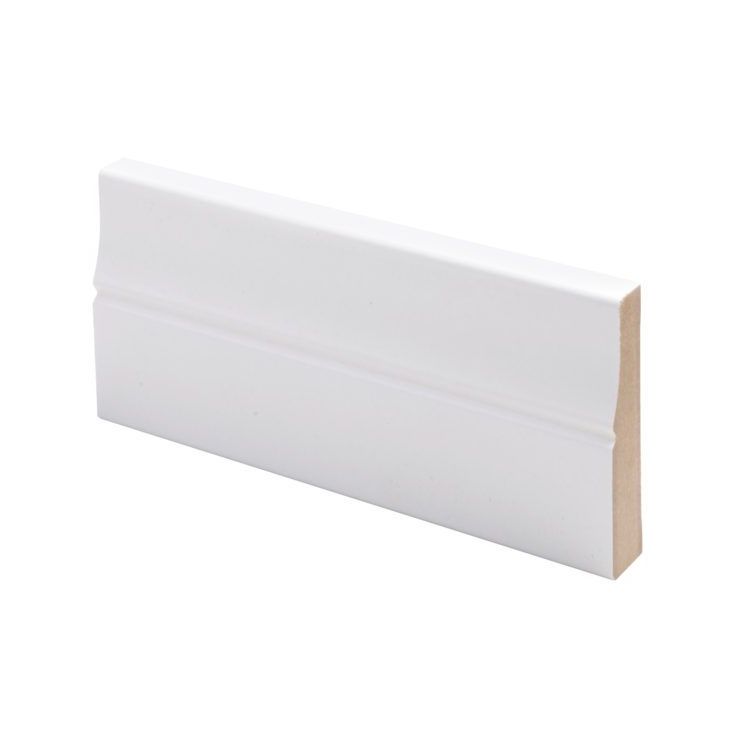Peitelista Maler Piirto, 16x70x2750mm, MDF, valkoinen