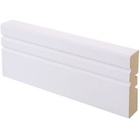 Peitelista Maler Jana, 16x58x2200mm, MDF, puhdas valkoinen