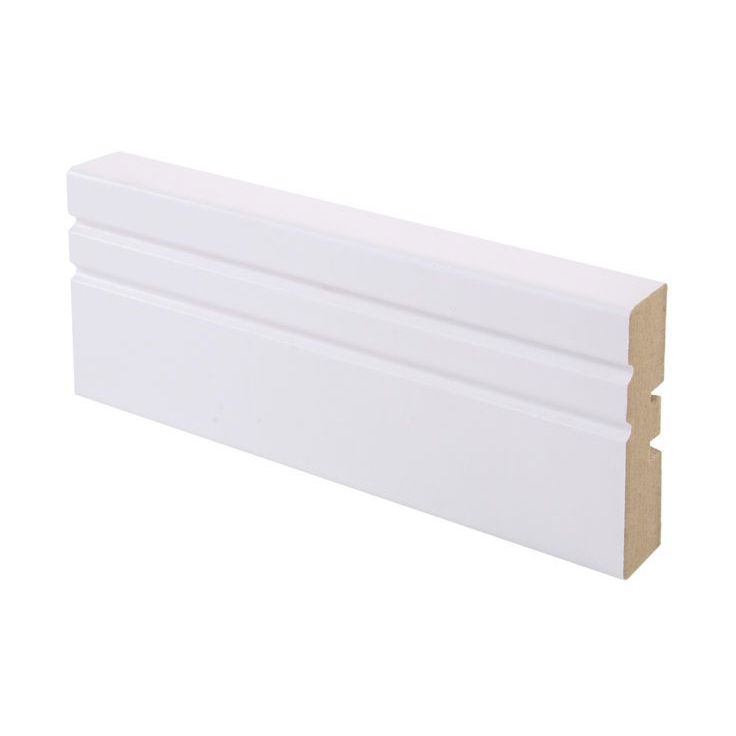 Peitelista Maler Jana, 16x58x2200mm, MDF, puhdas valkoinen