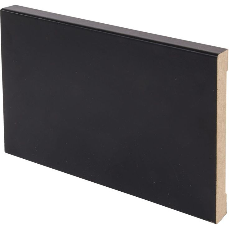 Peitelista Maler Aava, 12x92x3300mm, MDF, musta