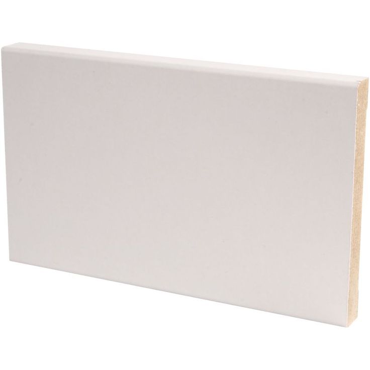 Peitelista Maler Aava, 12x92x3660mm, MDF, valkoinen