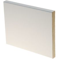 Peitelista Maler Aava, 12x120x2200mm, MDF, valkoinen