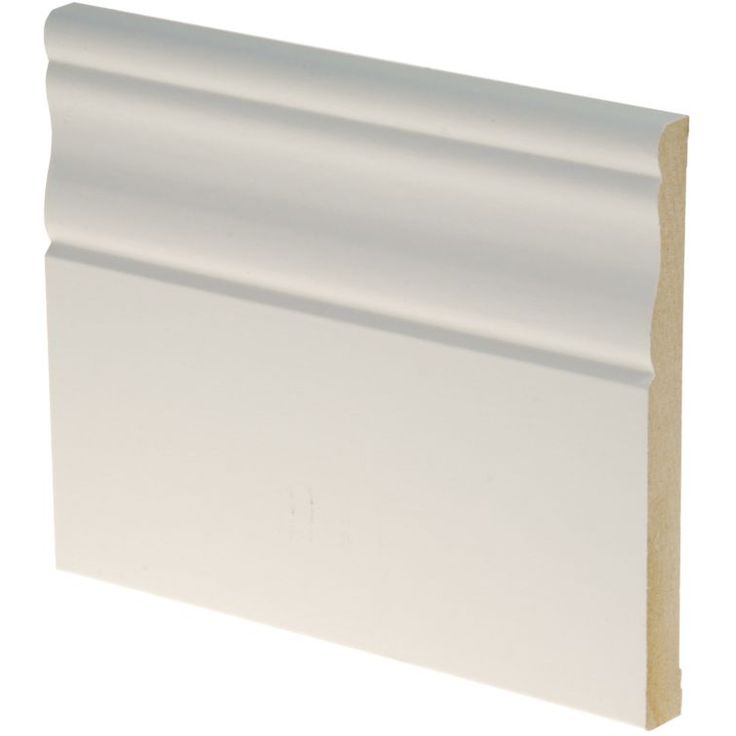 Peitelista Maler Kuru, 12x120x2200mm, MDF, valkoinen