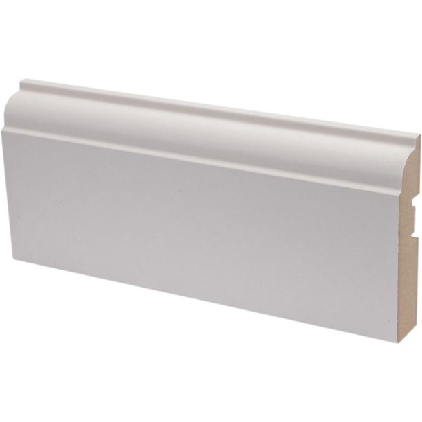 Peitelista Maler Koski, 16x65x2200mm, MDF, valkoinen