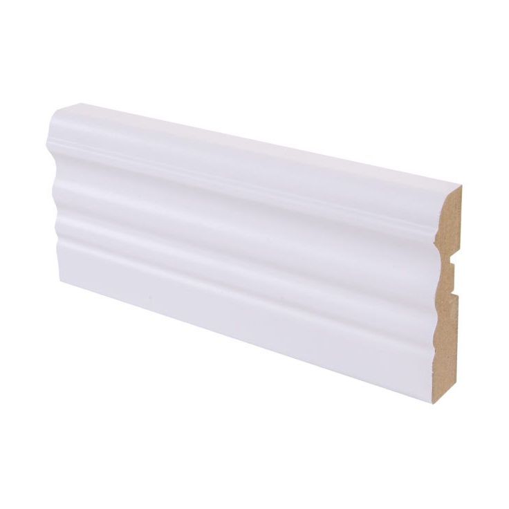 Peitelista Maler Laine, 16x65x2200mm, MDF, puhdas valkoinen