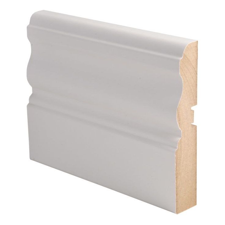 Peitelista Maler Laine, 22x118x2800mm, MDF, valkoinen