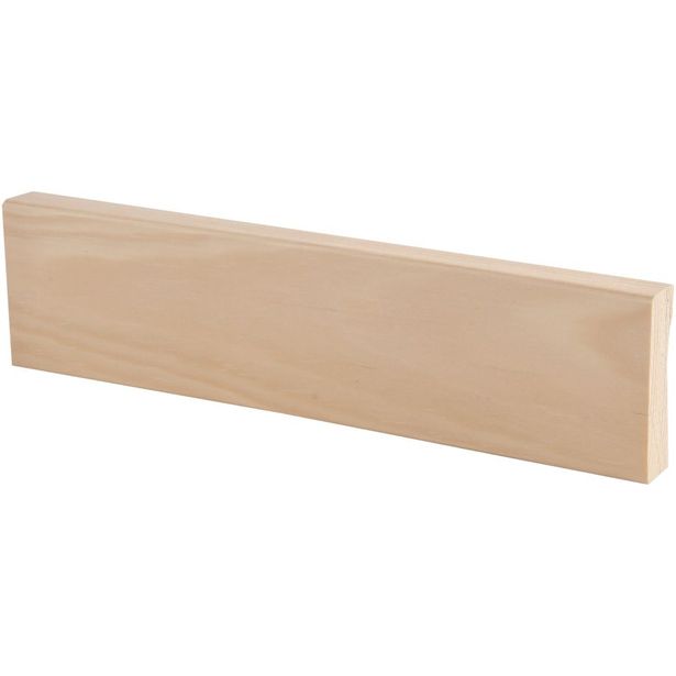 Peitelista Maler Aava, 12x42x2200mm, mänty, lakattu