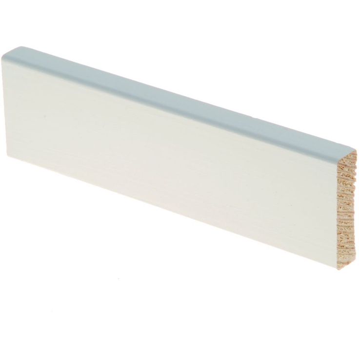Peitelista Maler Aava, 12x42x2200mm, mänty, valkoinen