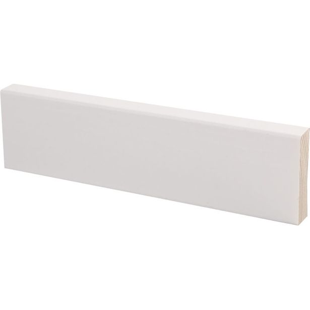 Peitelista Maler Smart Aava, 12x42x3300mm, mänty, valkoinen