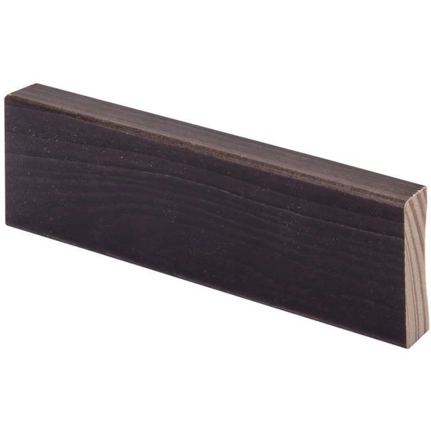 Peitelista Maler Smart Aava, 12x42x3300mm, mänty, tumma pähkinä