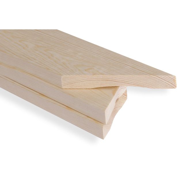 Ovilistat Maler Aava, 12x70xM11, 1-puolinen setti, mänty, puuvalmis