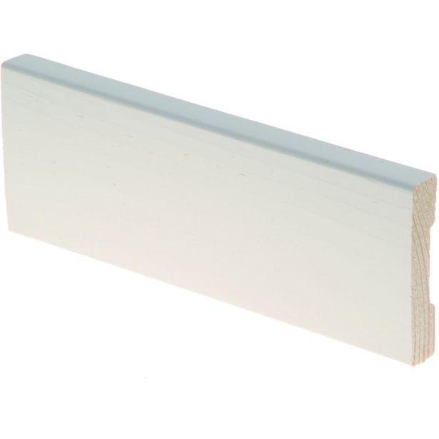 Peitelista Maler Aava, 12x58x2700mm, mänty, valkoinen