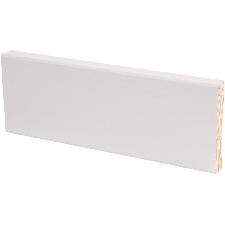 Peitelista Maler Aava, 12x58x2200mm, mänty, valkoinen