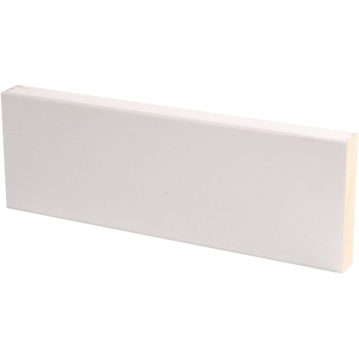 Peitelista Maler Aava, 12x52x2200mm, mänty, valkoinen