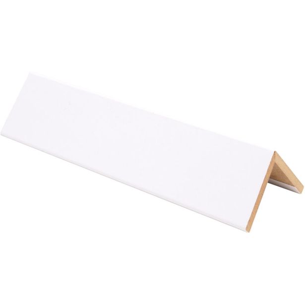 Taitelista Maler Aava, 4x40x40x2750mm, MDF, puhdas valkoinen