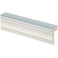 Reunalista Maler Aura, 21x42/13x2200mm, mänty, valkoinen