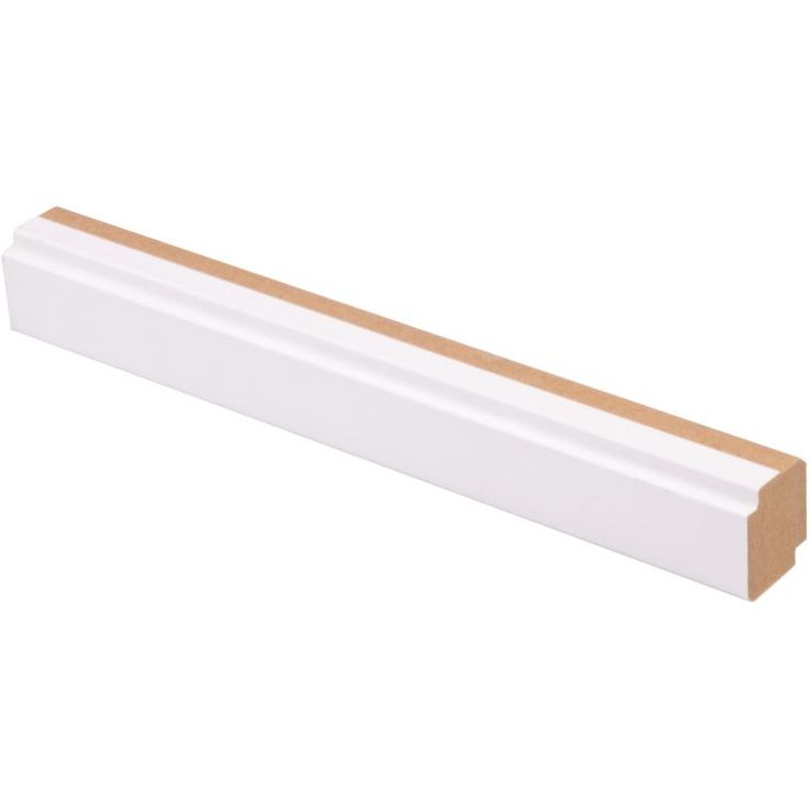 Varjolista Maler Aava, 16x19x2750mm, MDF, puhdas valkoinen