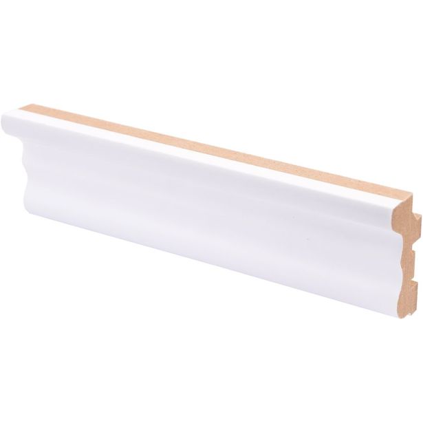 Kattolista Maler Kuru, 22x42x2750mm, MDF, lumi