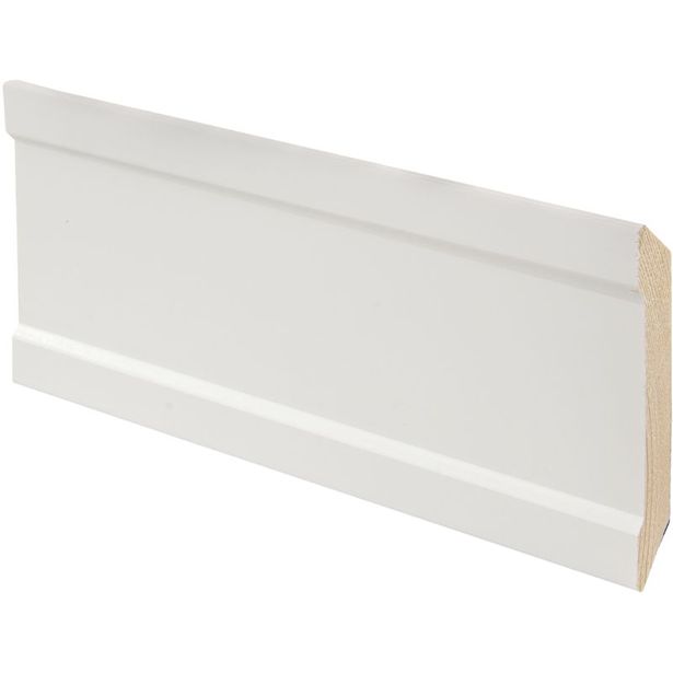 Kattolista Maler City, 50x50x2700mm, mänty, valkoinen