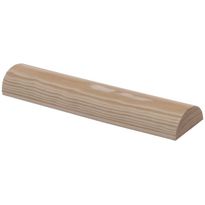 Puolipyöreä lista Maler, 16x33x2400mm, mänty, puuvalmis